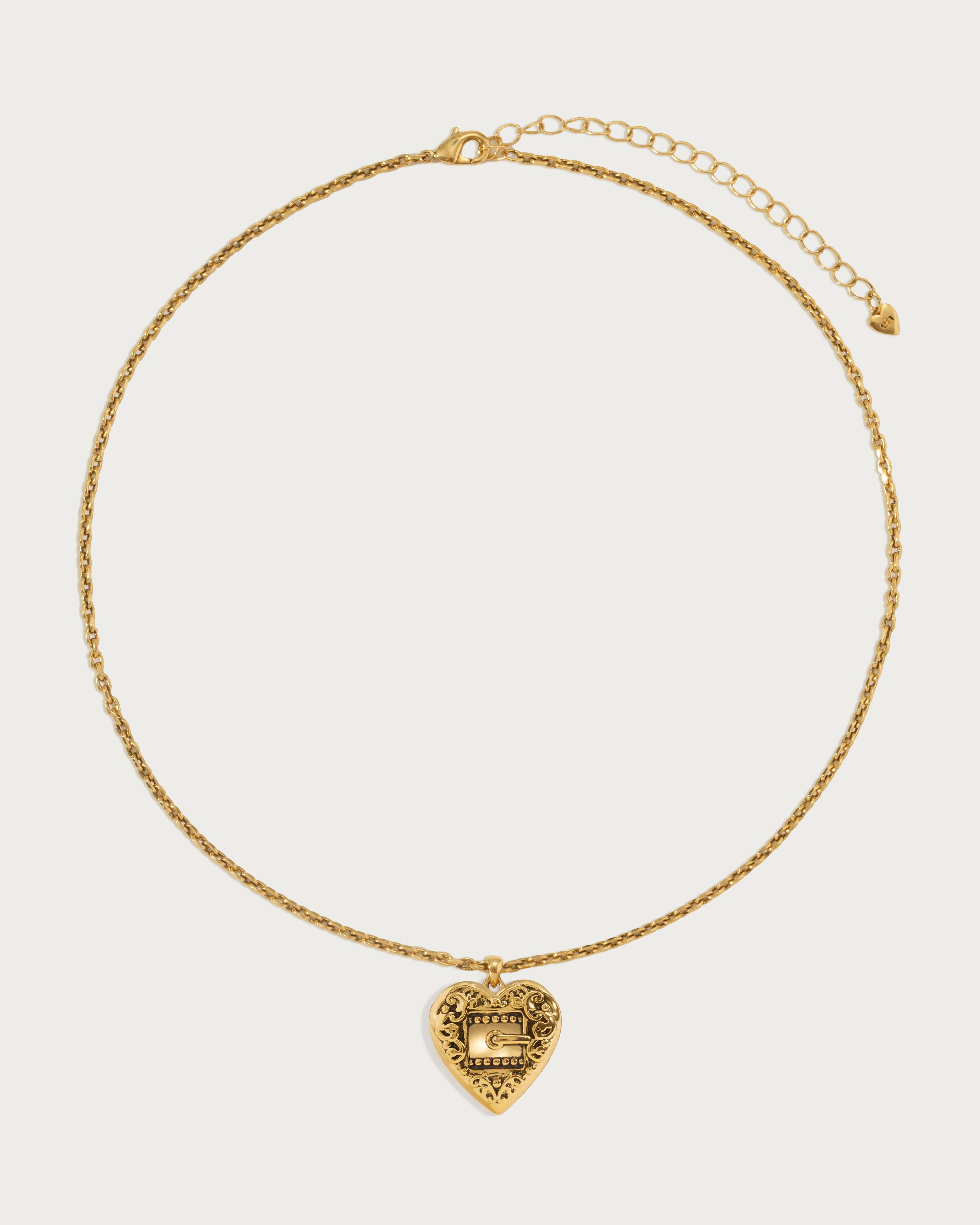 Belted Heart Necklace