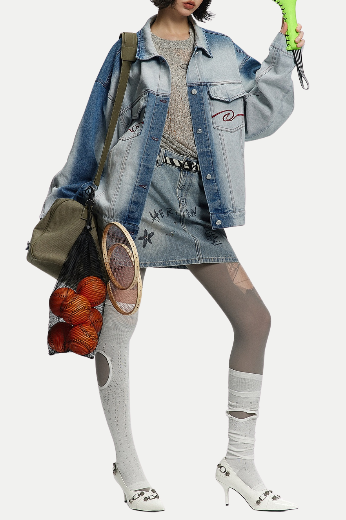 Brogan Gradient Denim Jacket