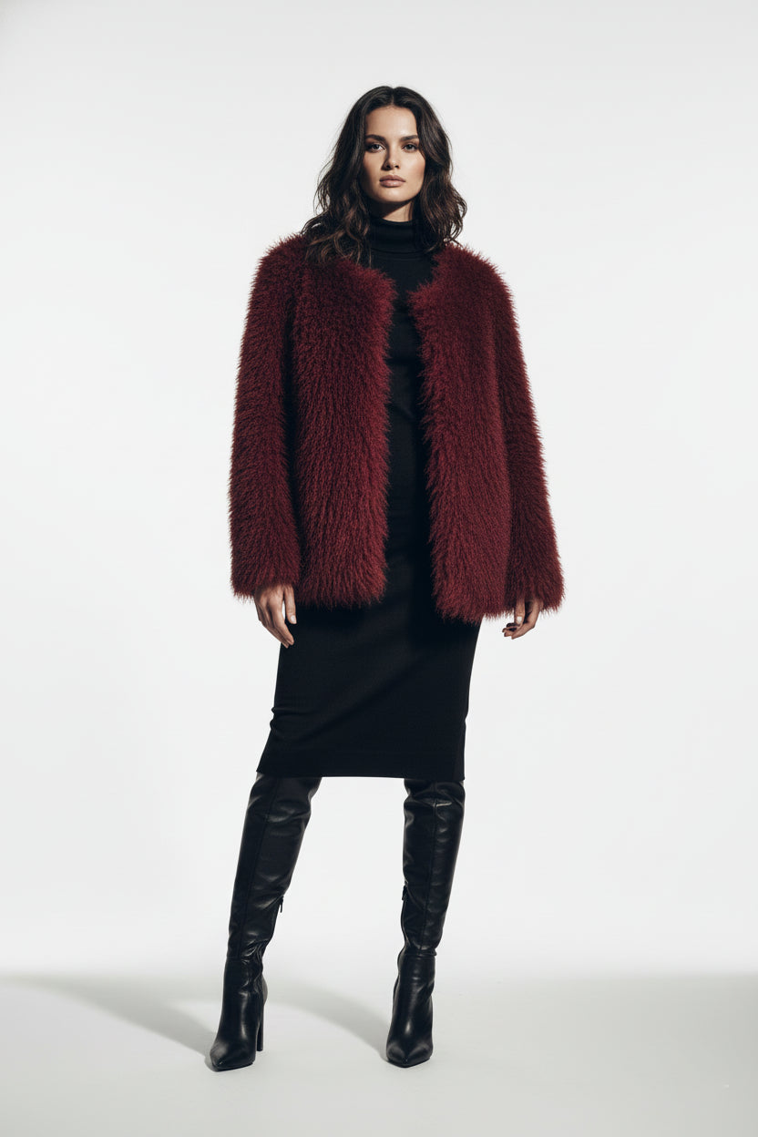 VELORA FAUX FUR COAT