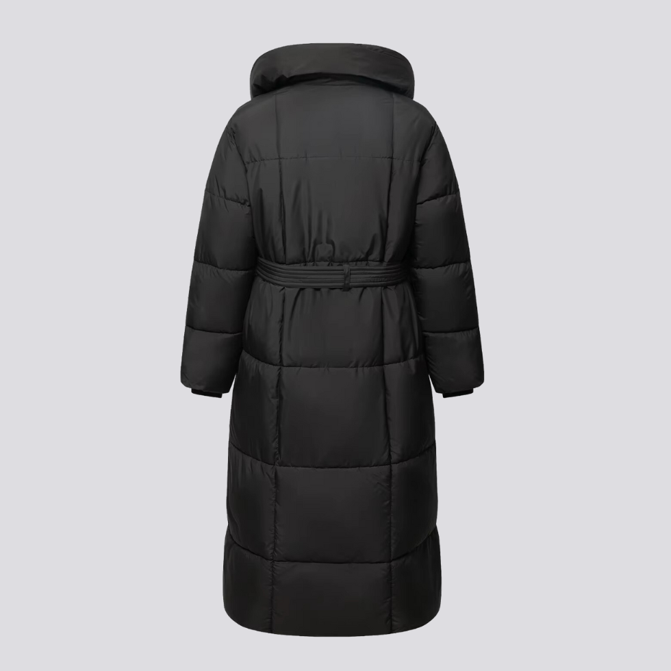 Longline Winter Jacket Belted Coat