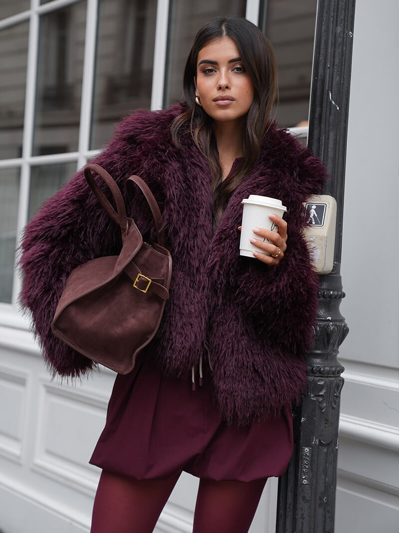 Yumí  Suède Shoulder Bag