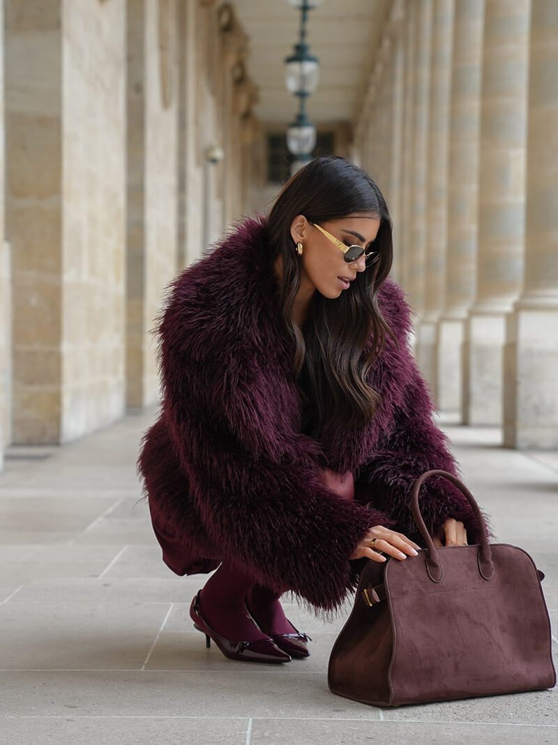 Yumí  Suède Shoulder Bag