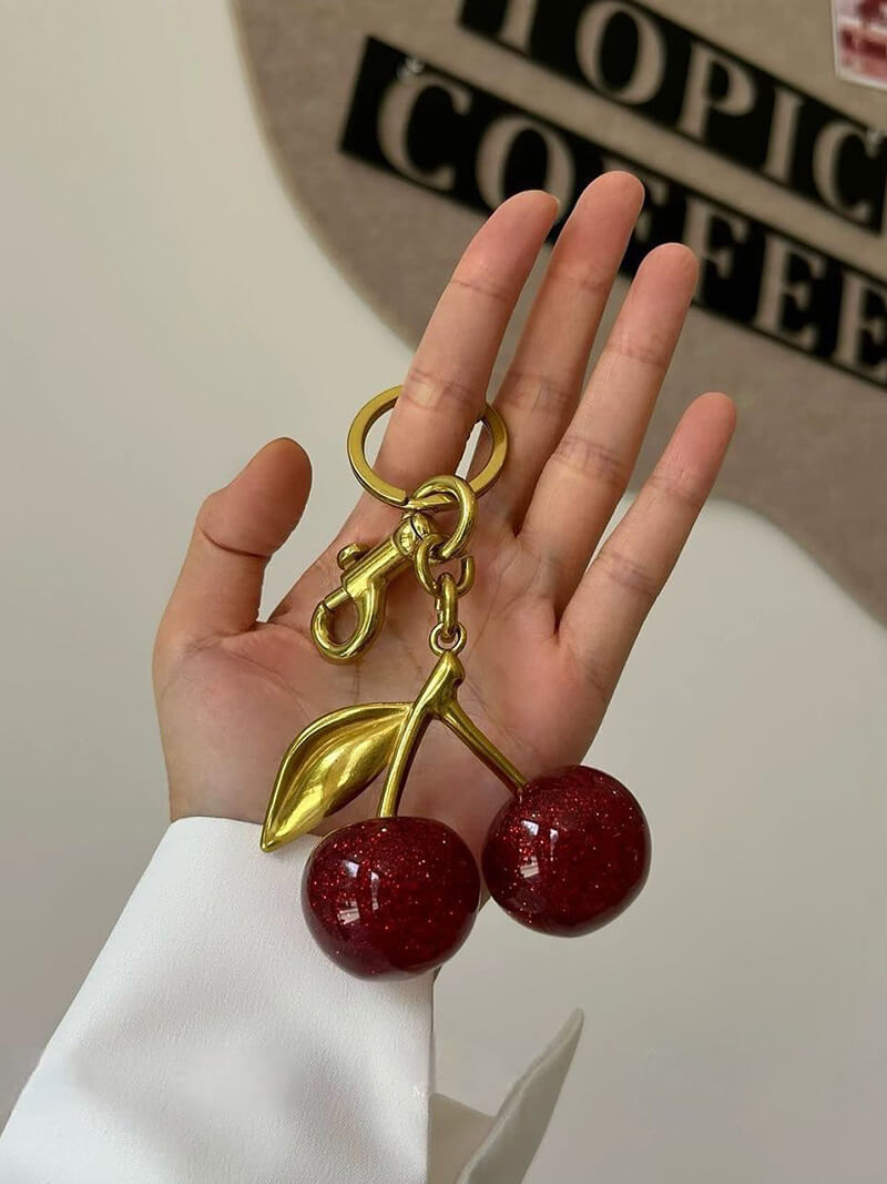 Cherry Charm Bag Chain