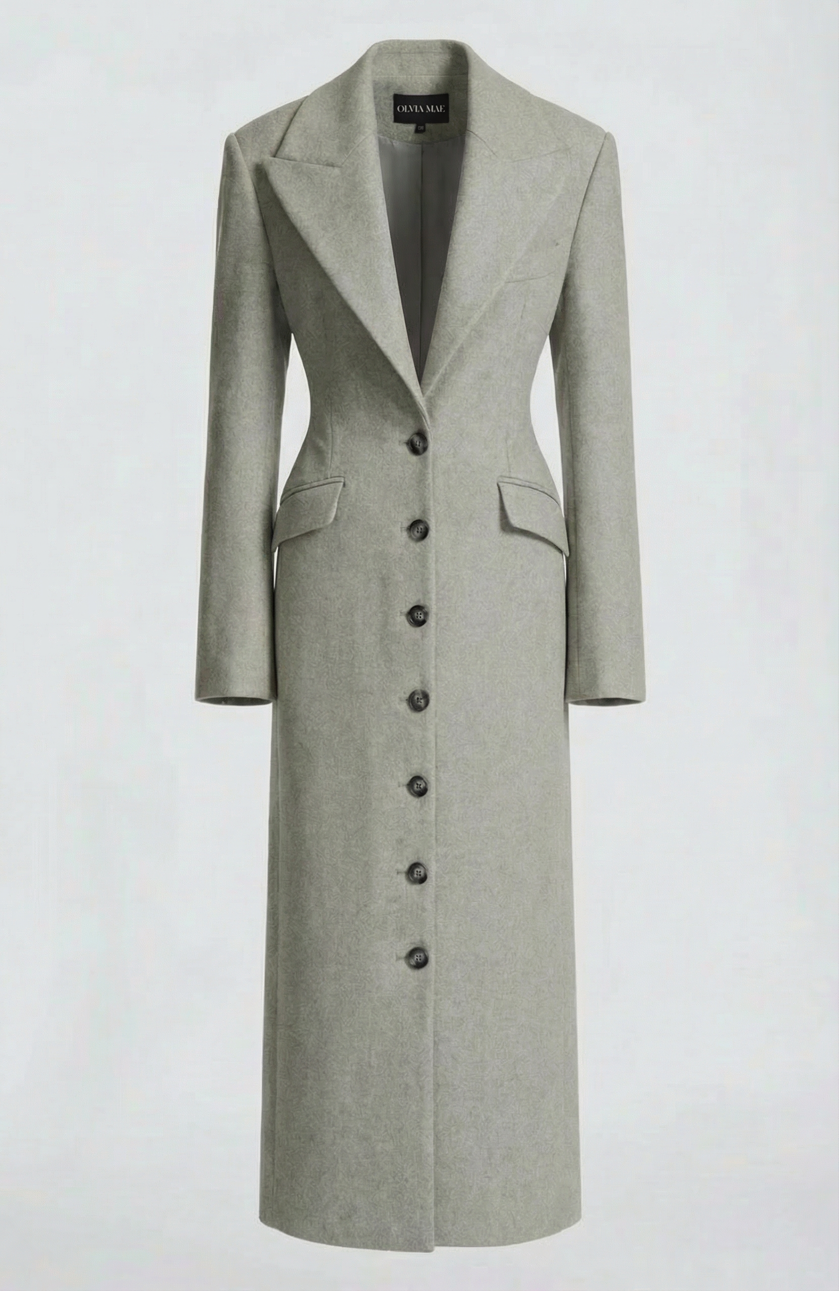 CÉLINE COAT – Sculpted Wool Coat