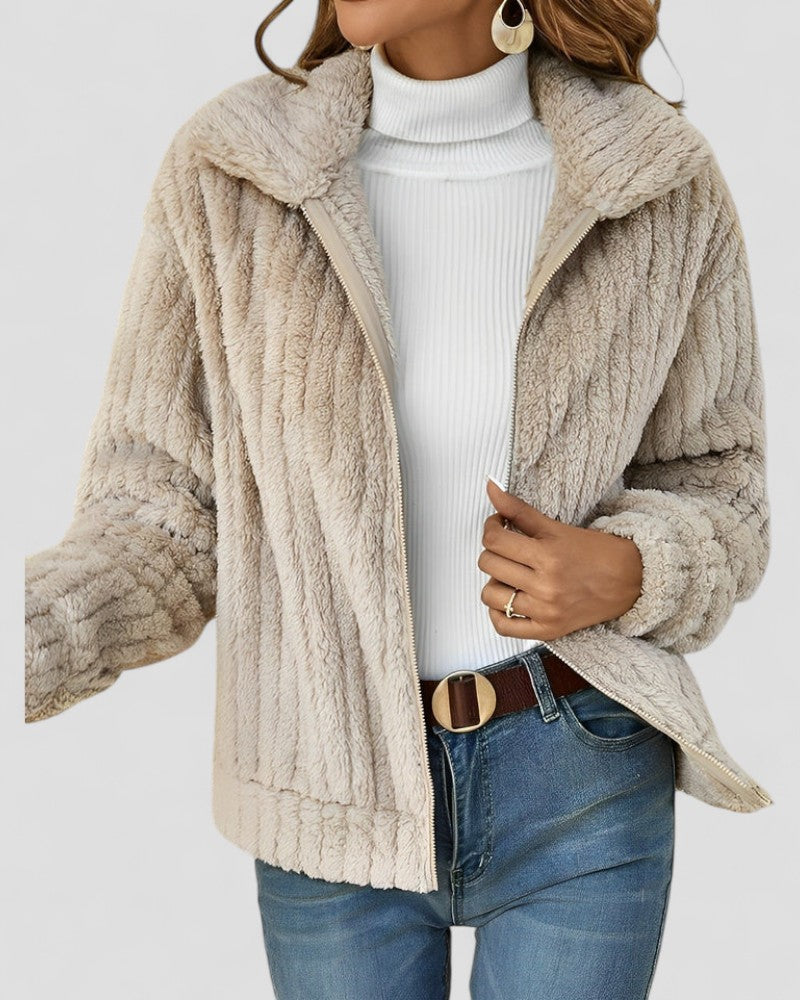 Women Modern Teddy Coat Warm Winter Style