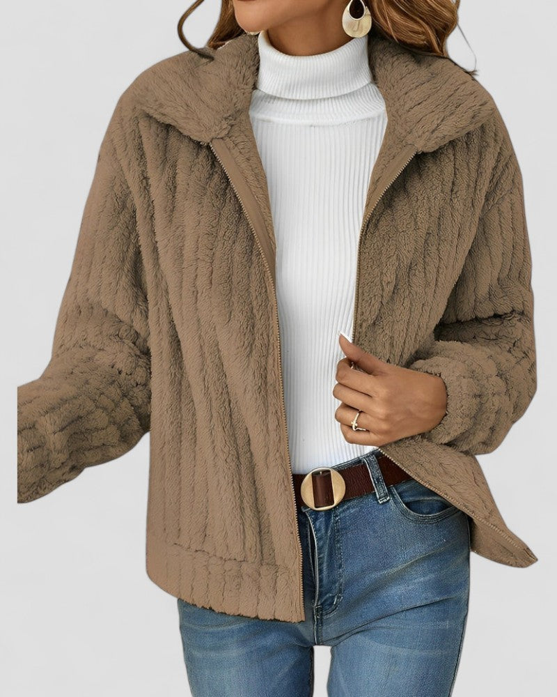Women Modern Teddy Coat Warm Winter Style