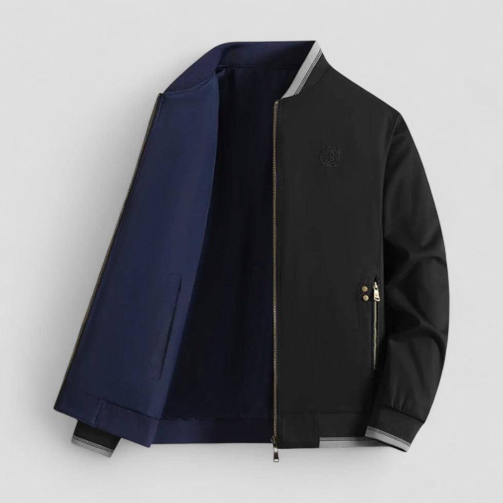 Reversible Lightweight Bomber Jacket for Men Spring Summer