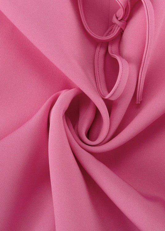 Pink Statement Blazer with Bow Detailing – Oversized Fit