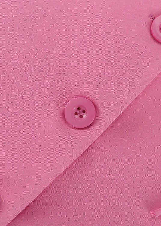 Pink Statement Blazer with Bow Detailing – Oversized Fit