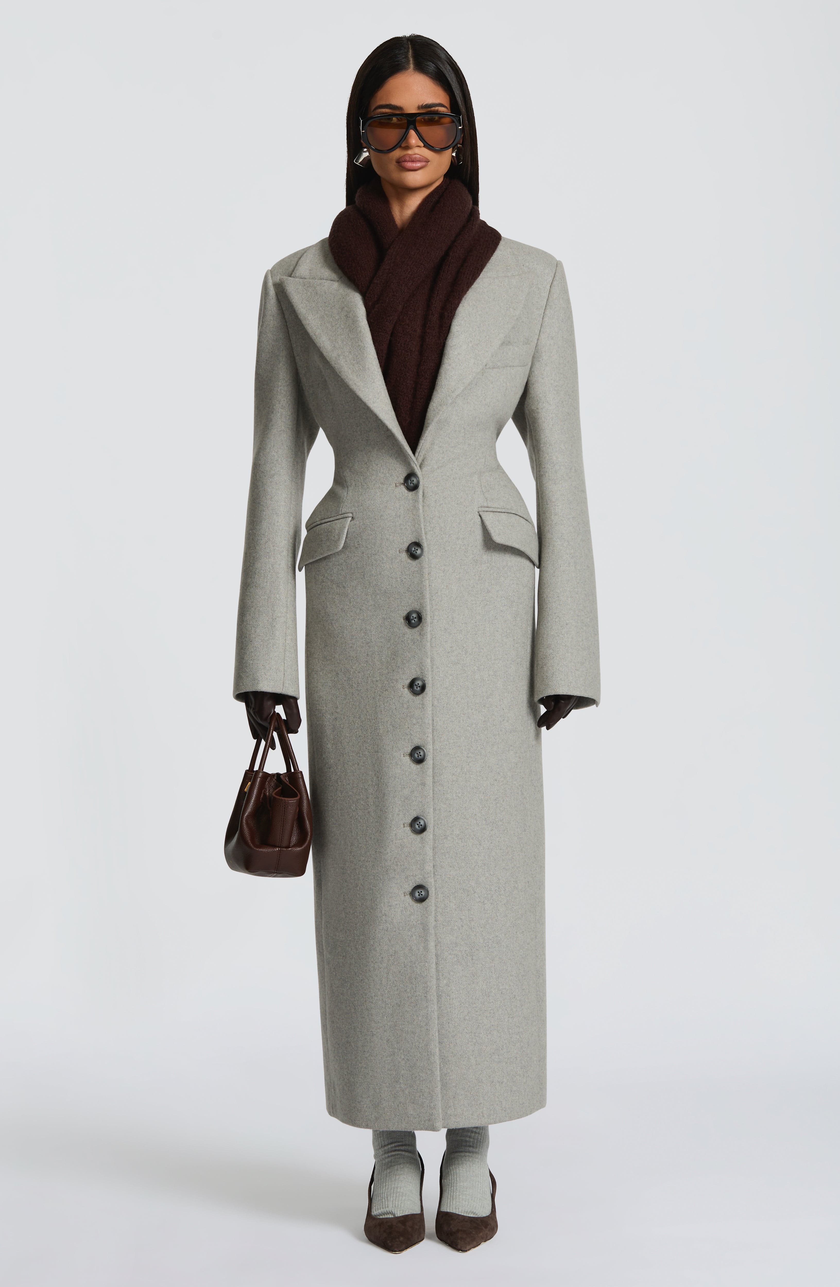 CÉLINE COAT – Sculpted Wool Coat