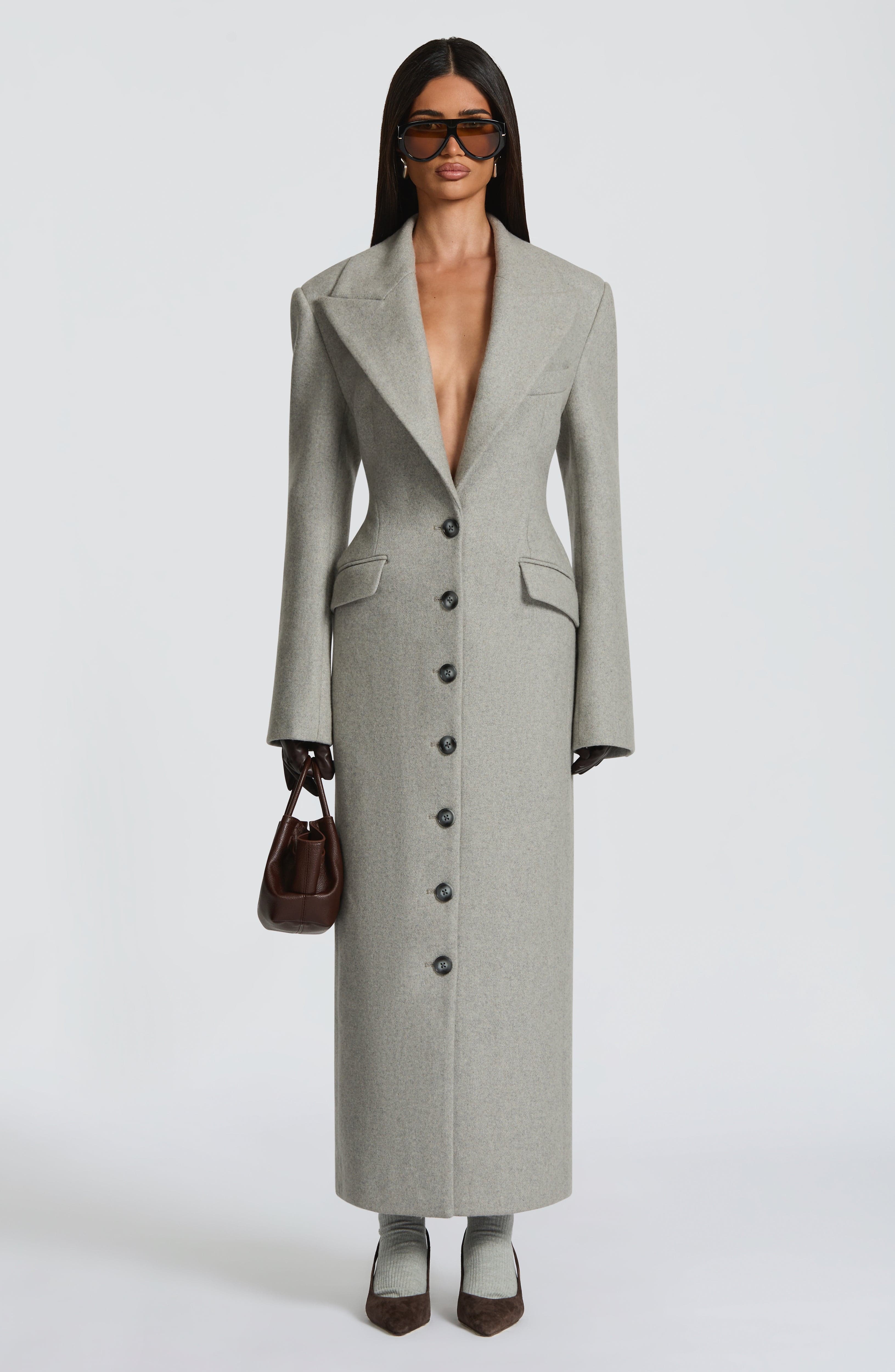CÉLINE COAT – Sculpted Wool Coat