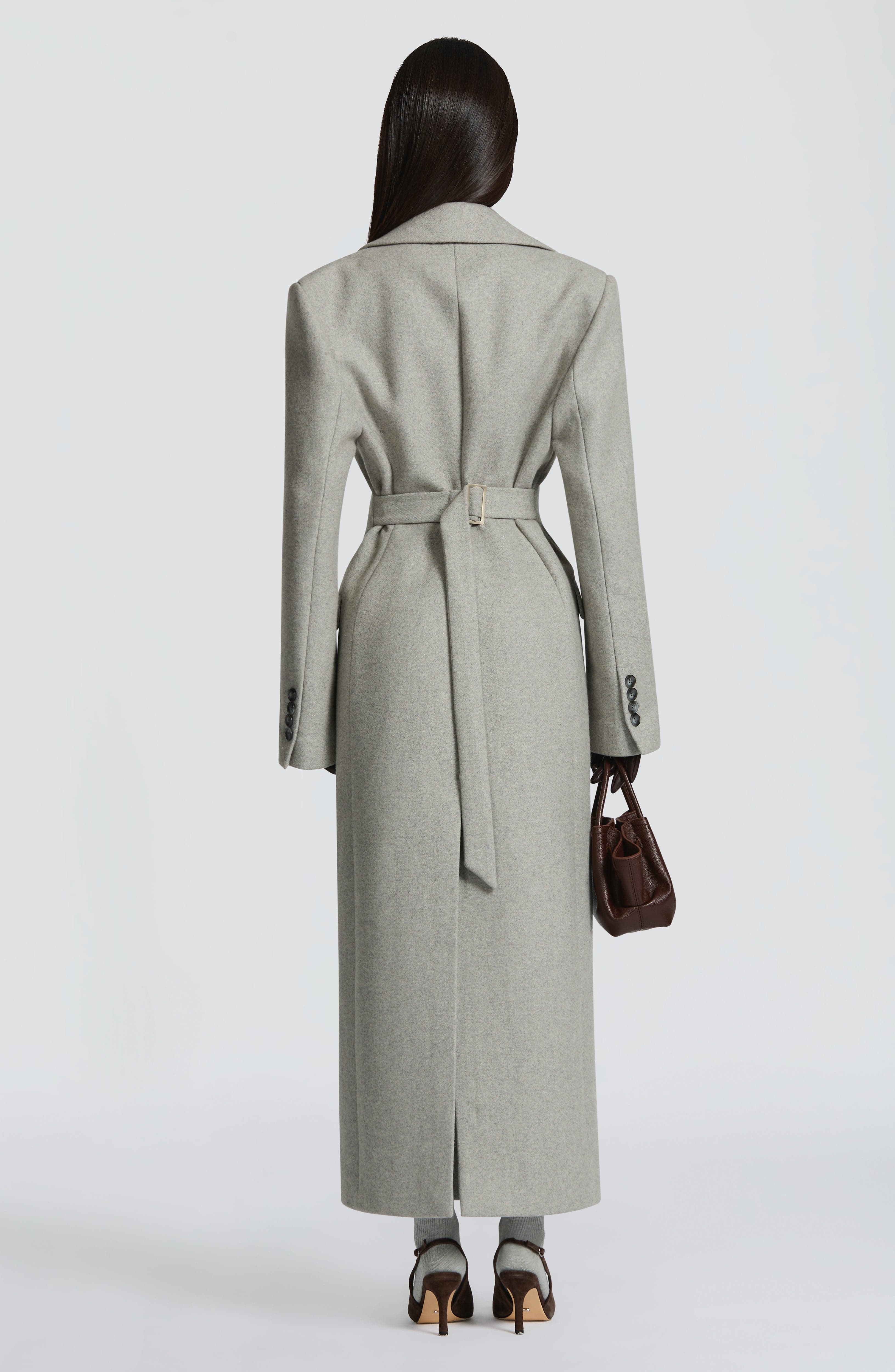 CÉLINE COAT – Sculpted Wool Coat